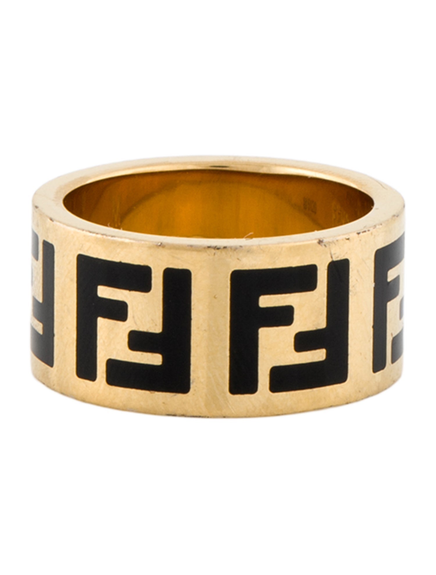 Fendi Enamel Forever Band Ring