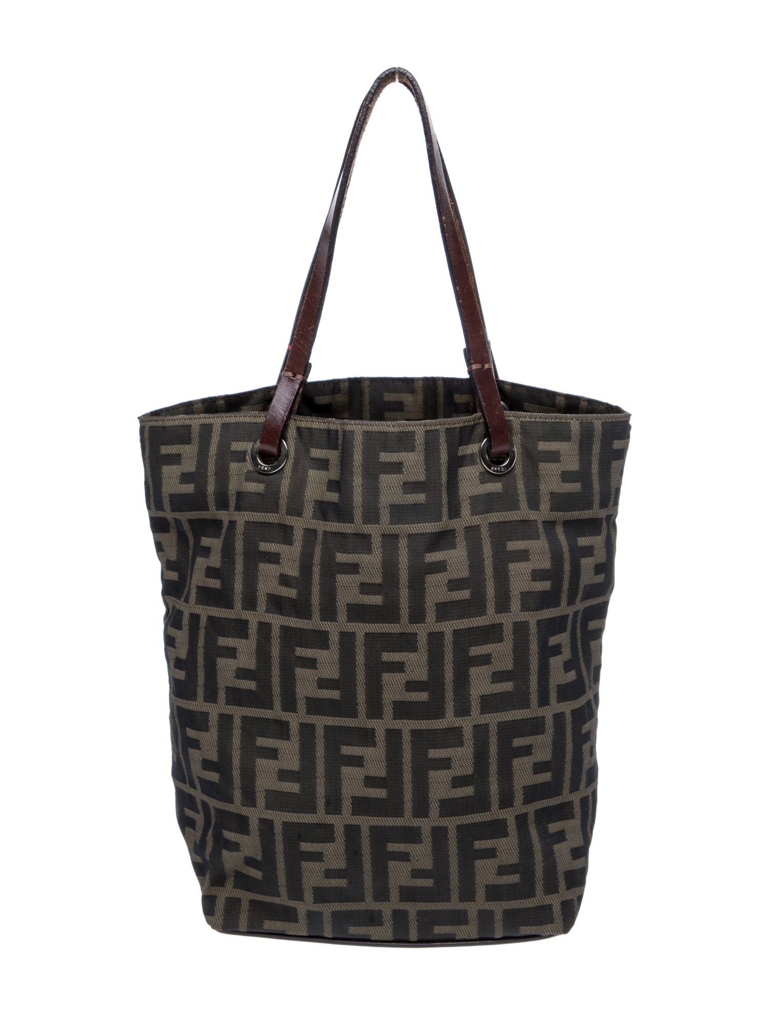 Fendi Zucca FF Top Handle Bag Vintage