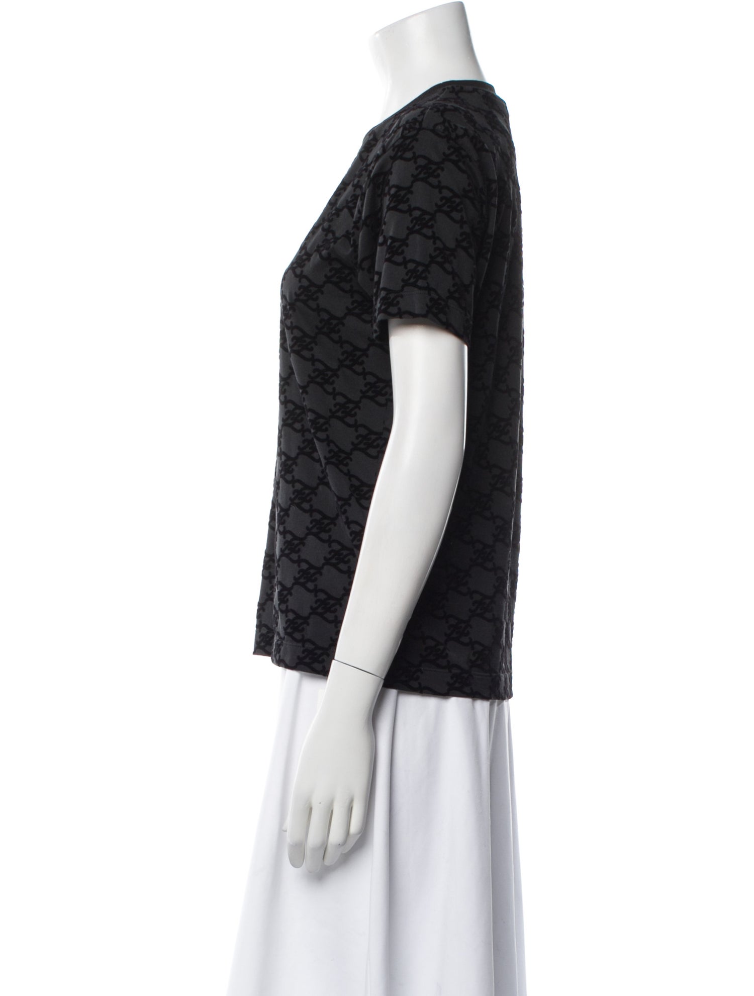 Fendi Printed Crew Neck T-Shirt