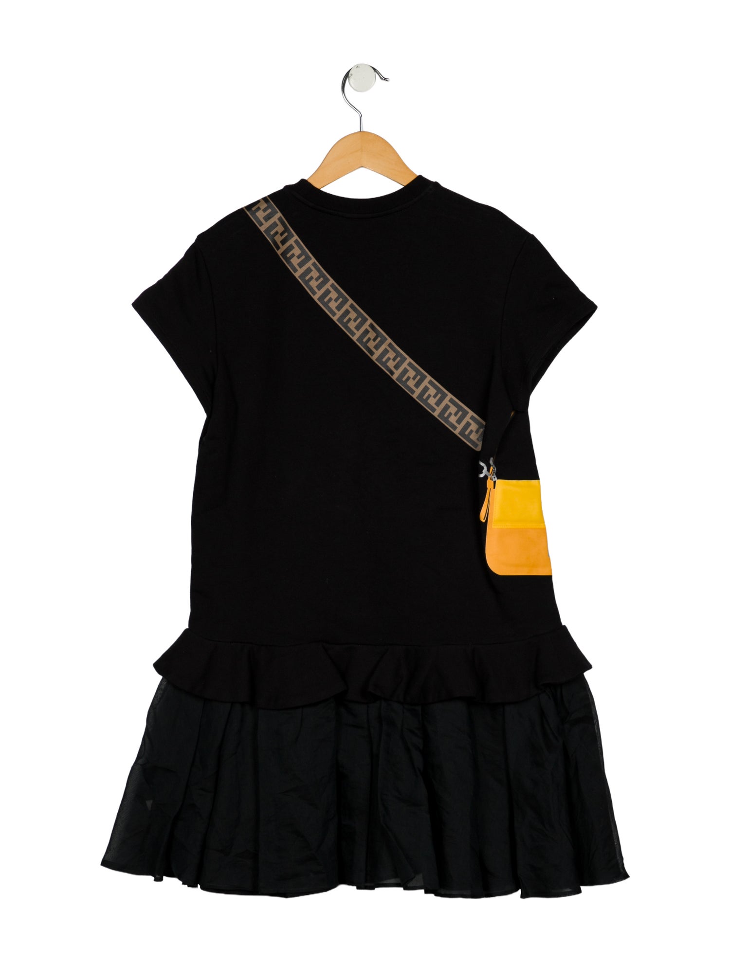 Fendi Black Short Sleeve Dress