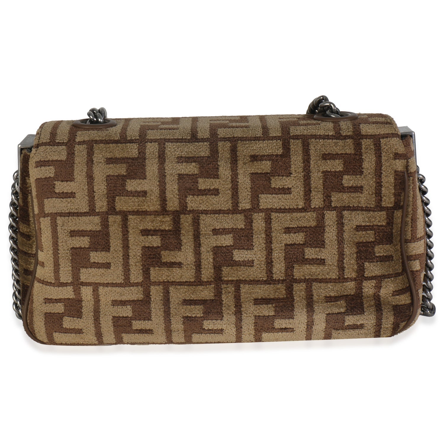 Fendi Zucca FF Midi Chain Baguette