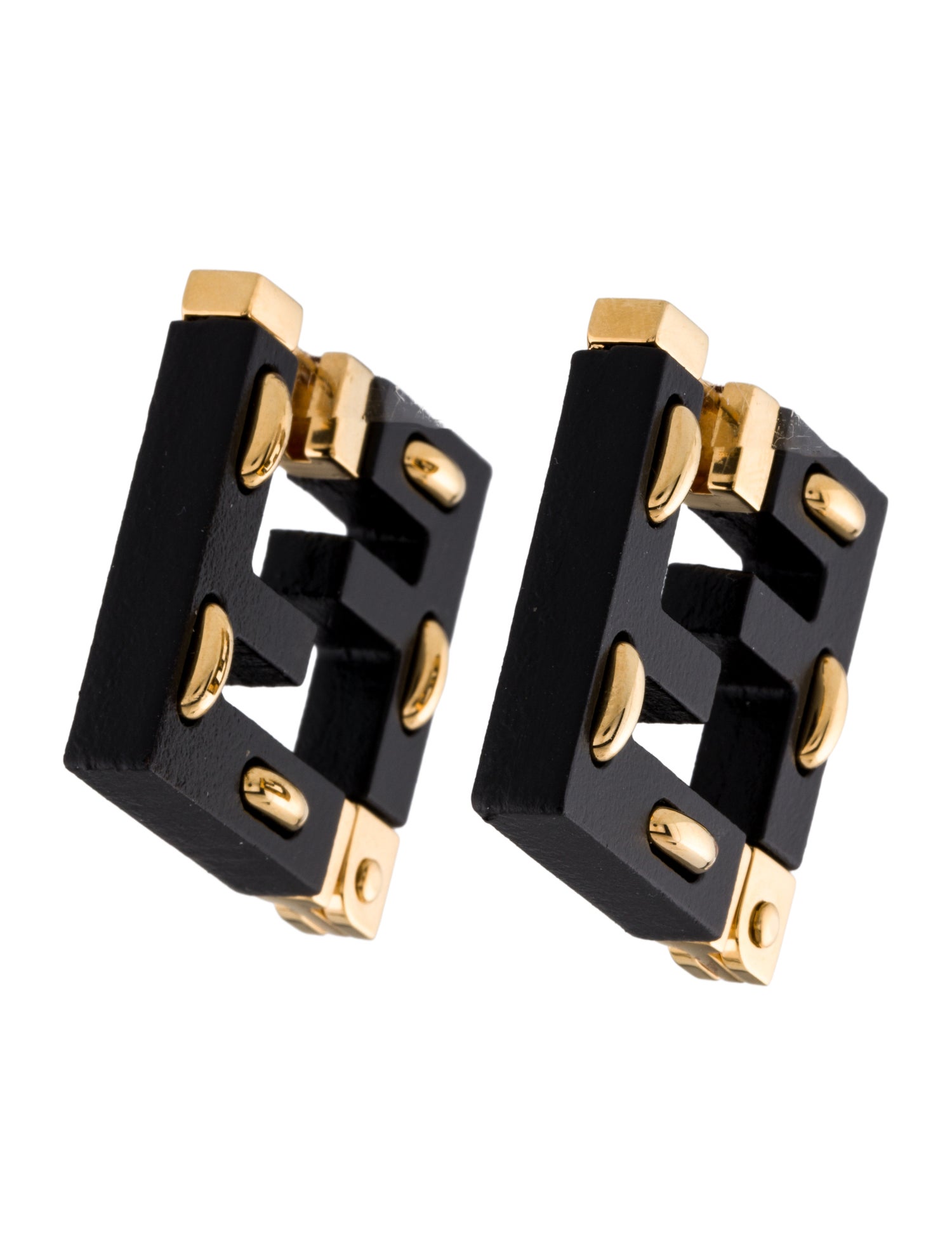 Fendi Enamel Forever Fendi Drop Earrings