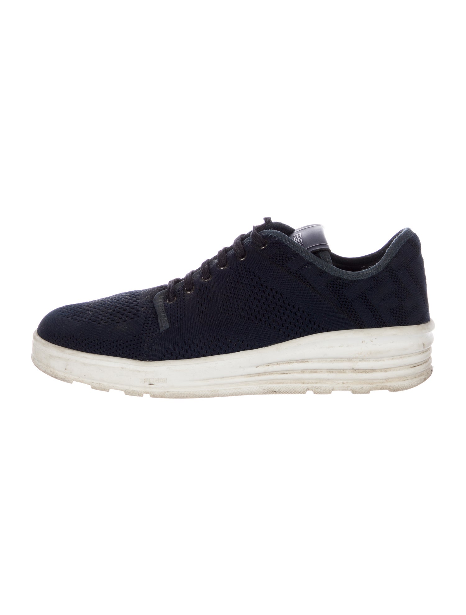 Fendi Zucca FF Logo Athletic Sneakers