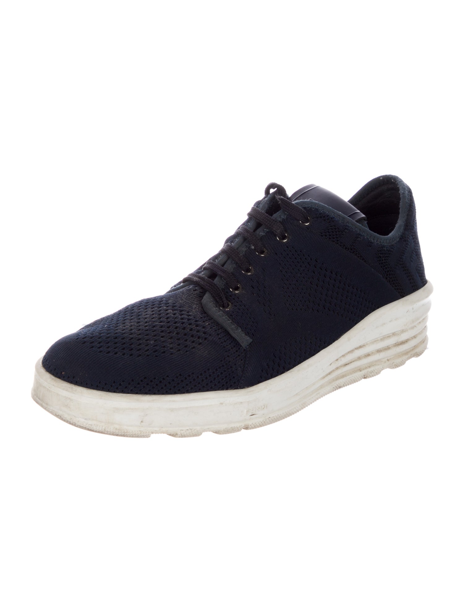 Fendi Zucca FF Logo Athletic Sneakers