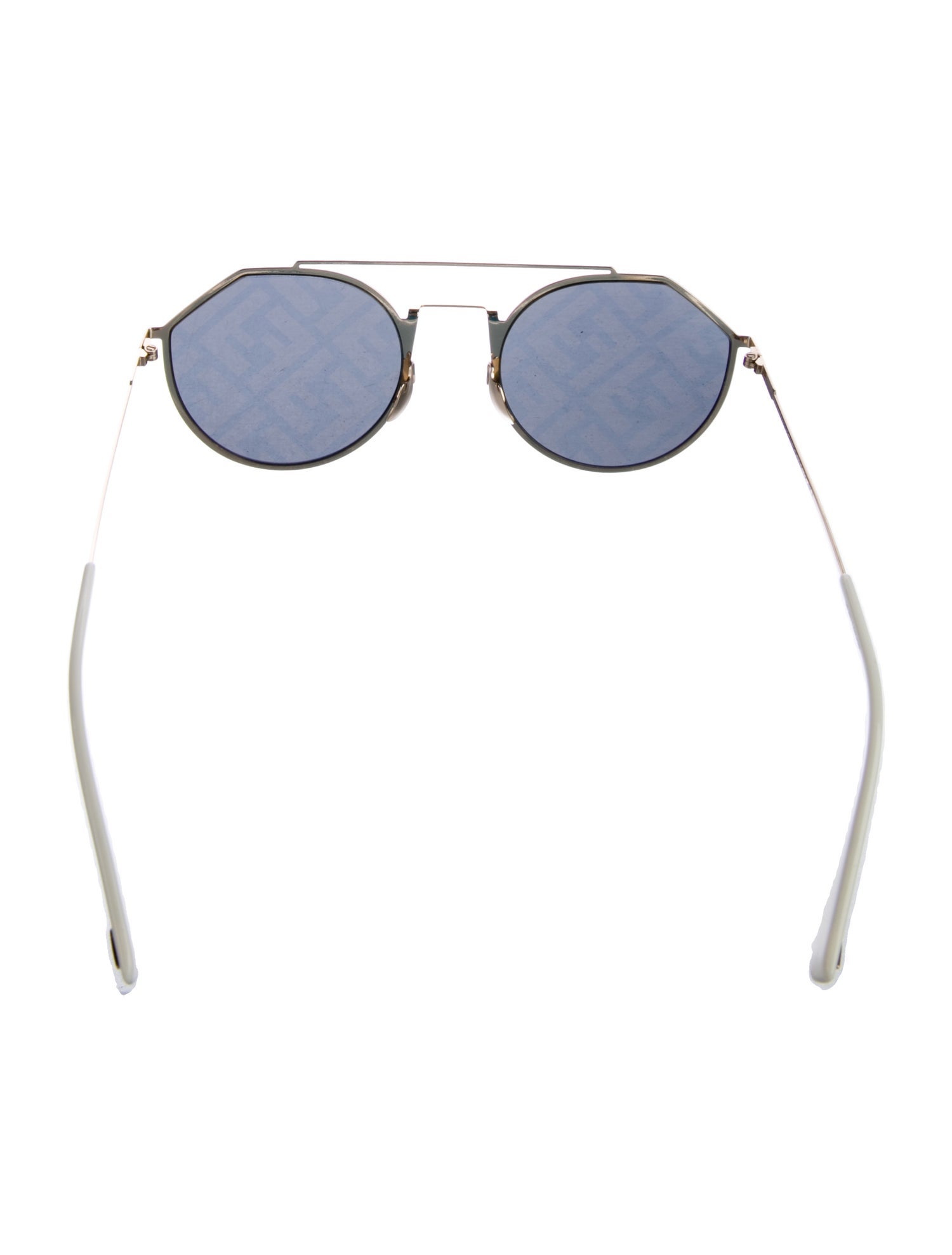 Fendi Round Mirrored Sunglasses