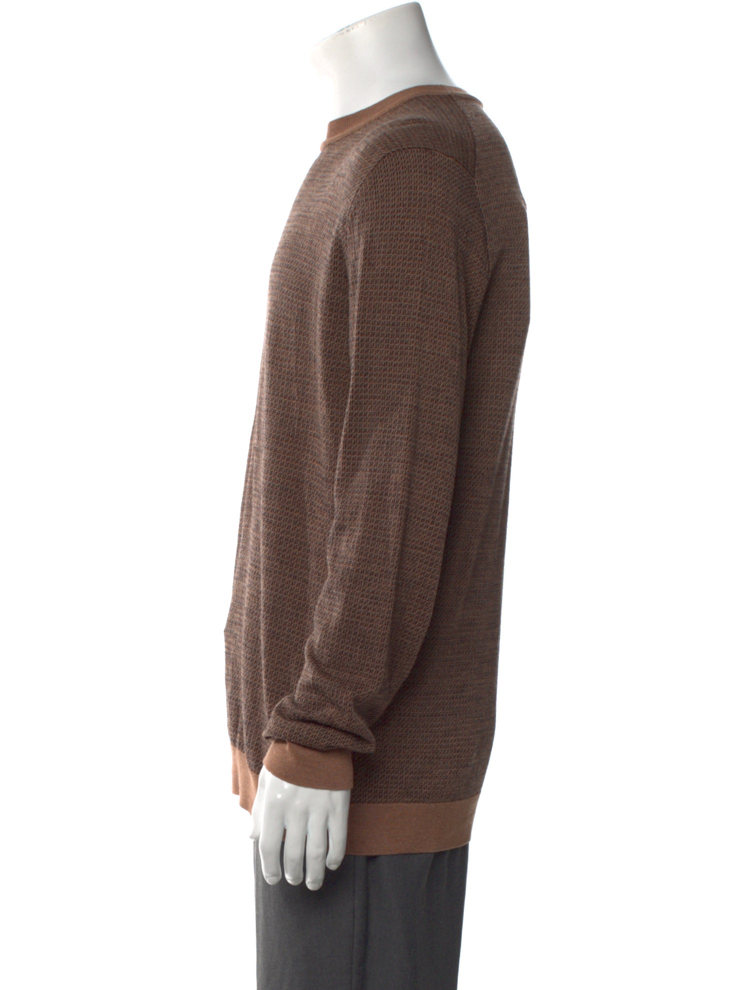 Fendi Zucchino FF Logo Wool Pullover