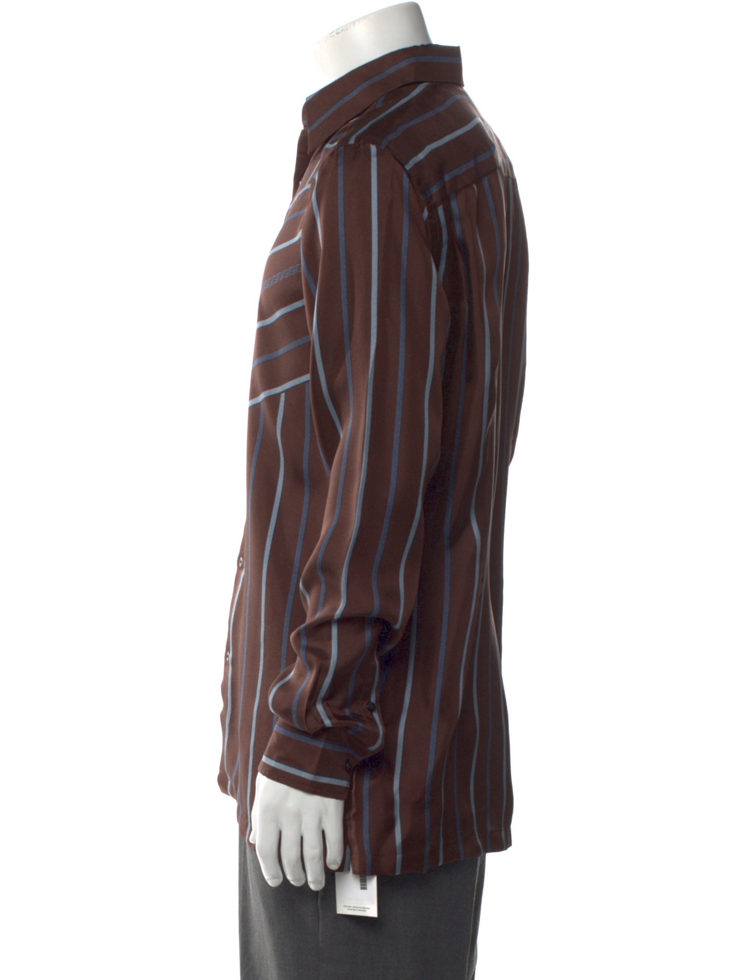 Fendi Silk Striped Shirt