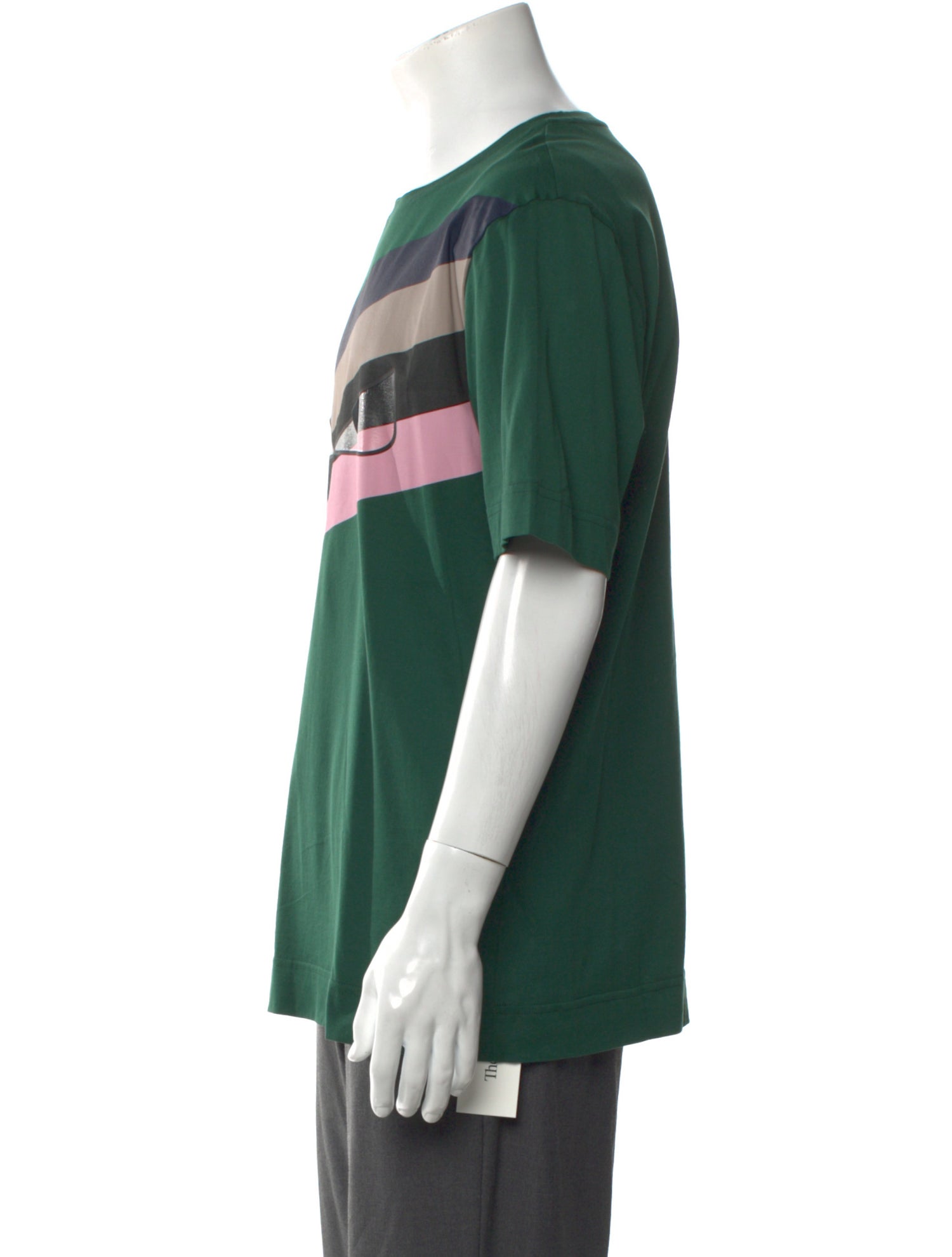 Fendi Monsters Motif Crew Neck T-Shirt