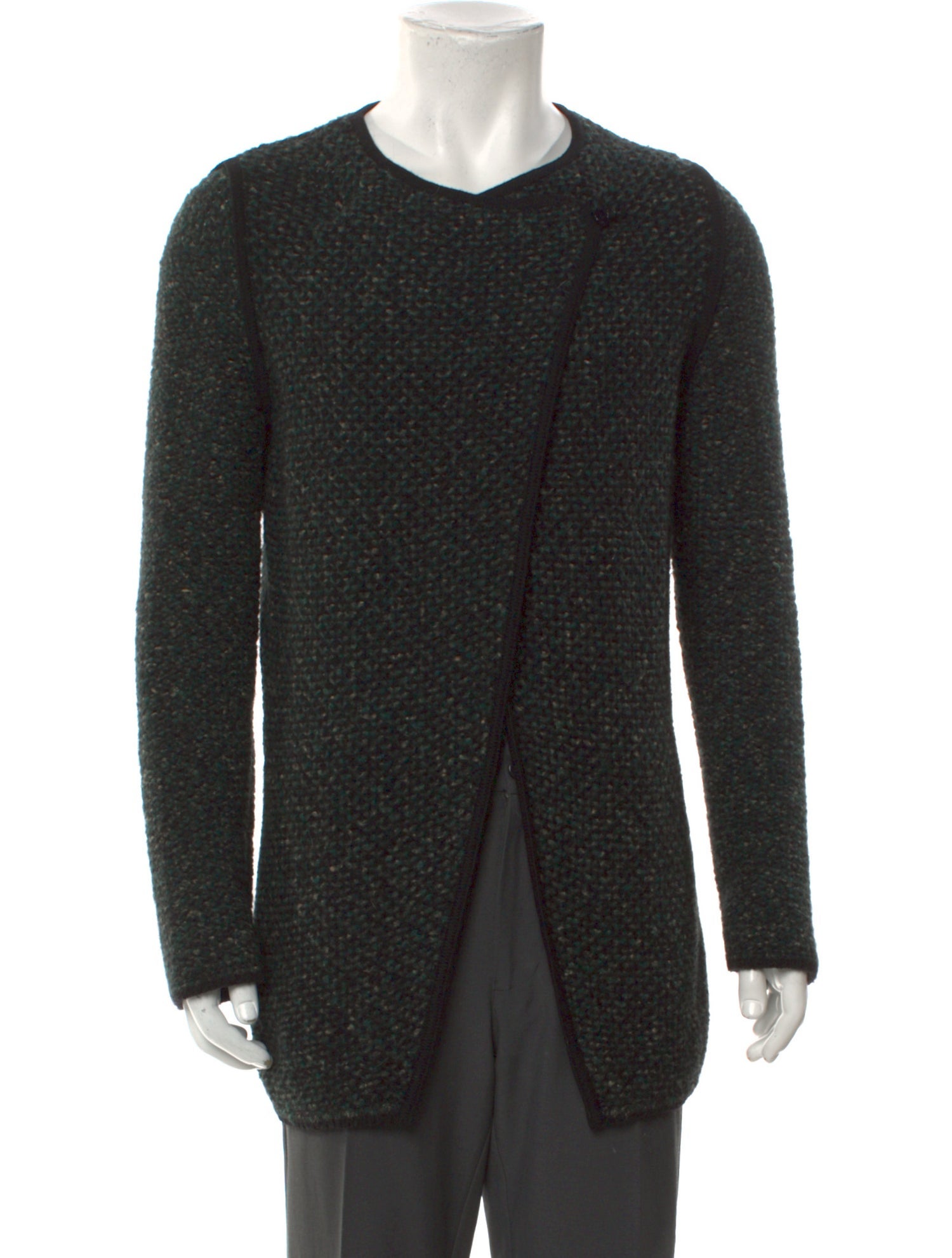 Fendi Virgin Wool V-Neck Cardigan