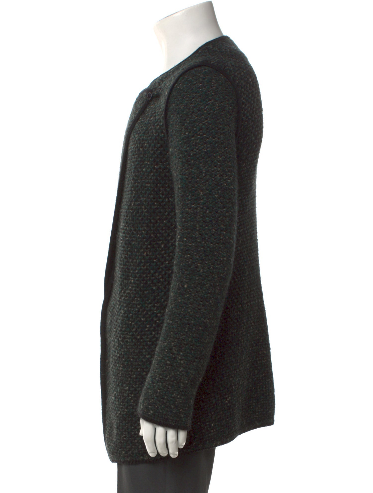 Fendi Virgin Wool V-Neck Cardigan
