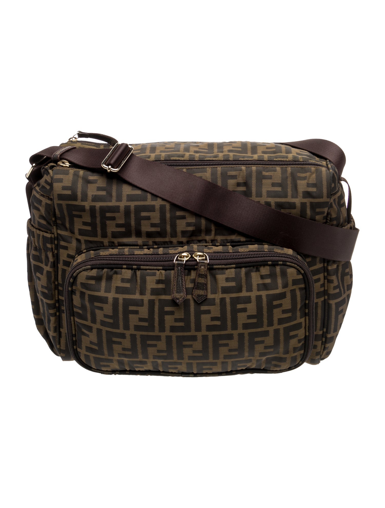 Fendi Zucca FF Messenger Bag