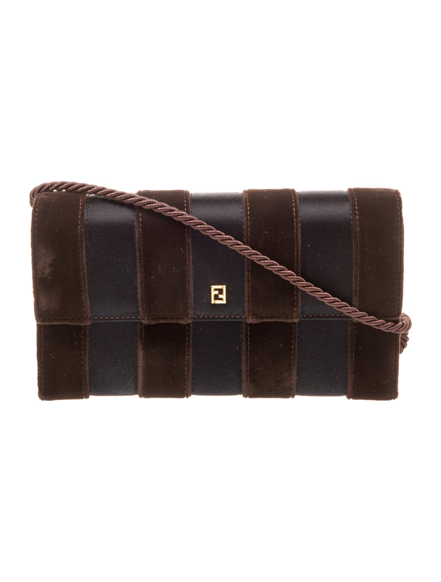 Fendi Velvet Shoulder Bag Vintage