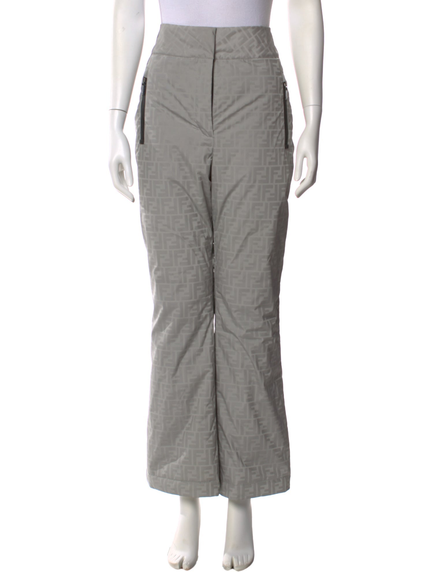 Fendi Nylon Wide Leg Pants