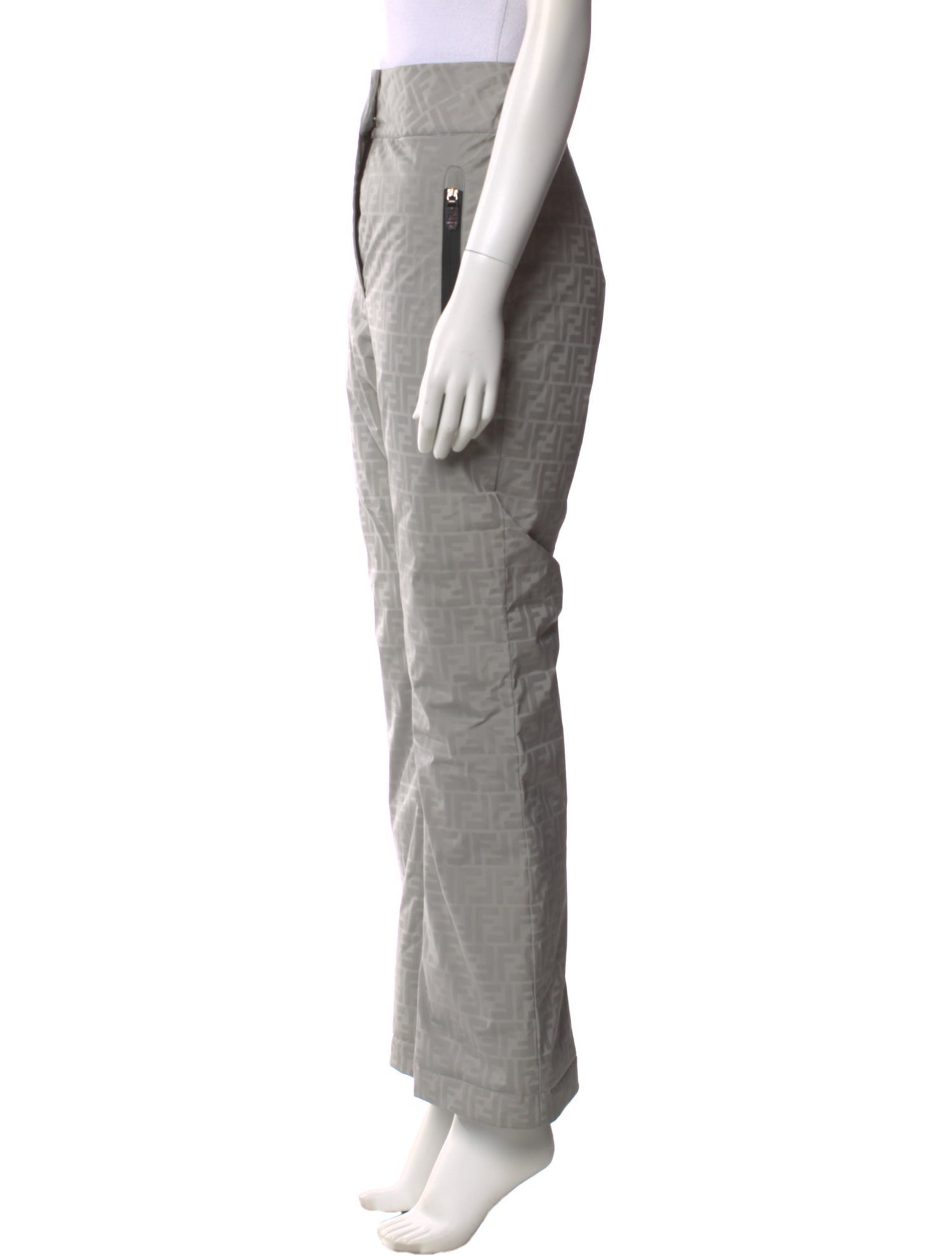 Fendi Nylon Wide Leg Pants