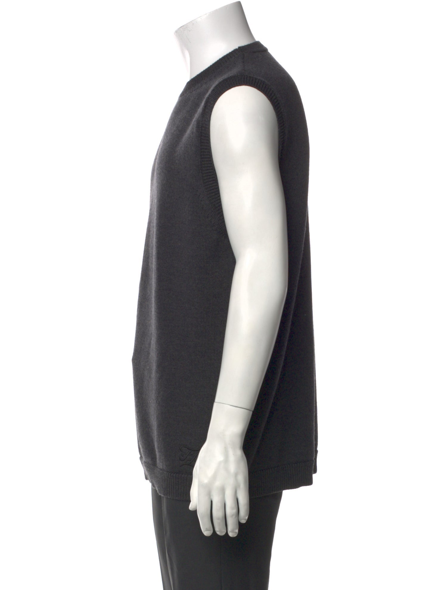 Fendi Wool Crew Neck Sweater Vest