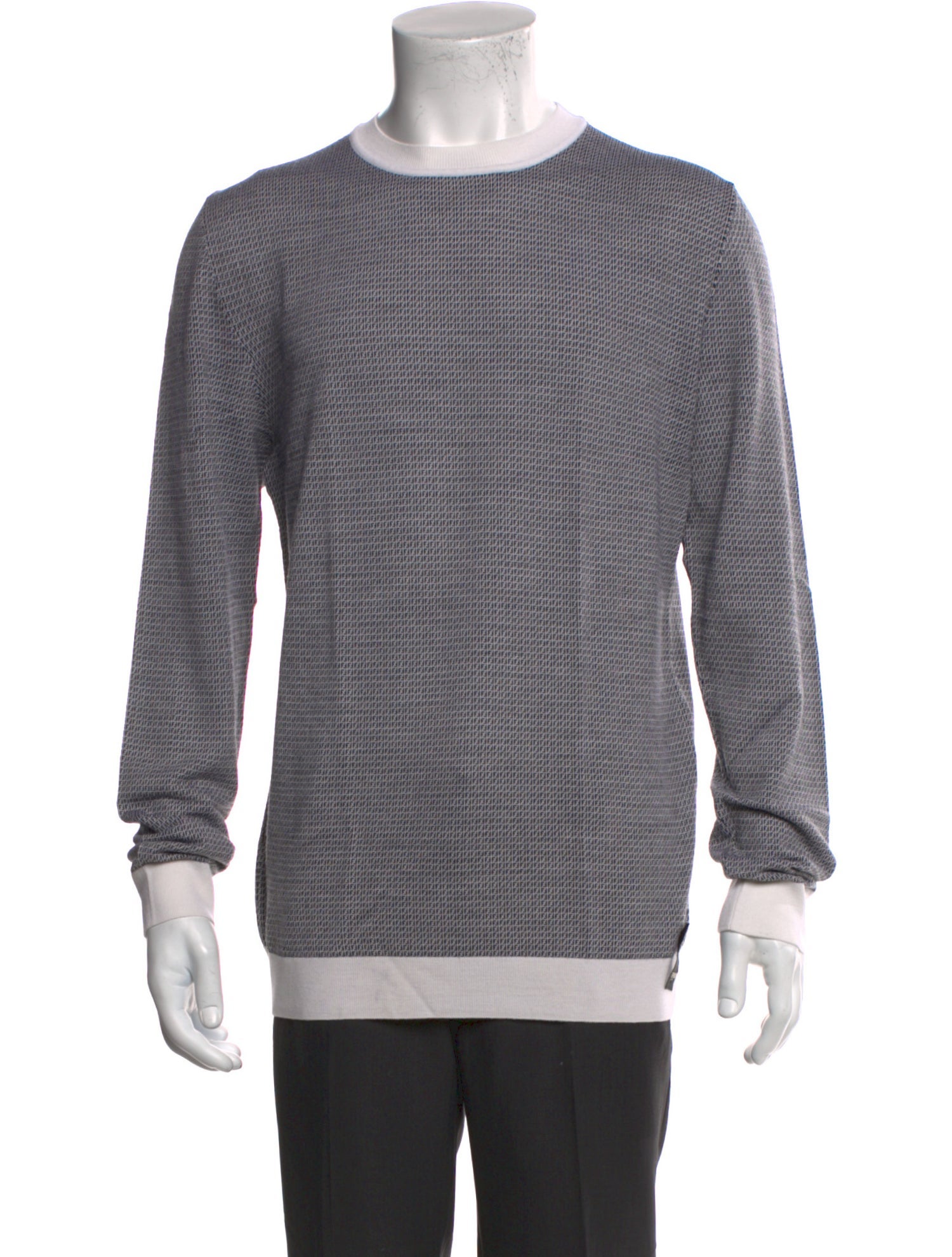 Fendi Zucchino FF Logo Wool Pullover