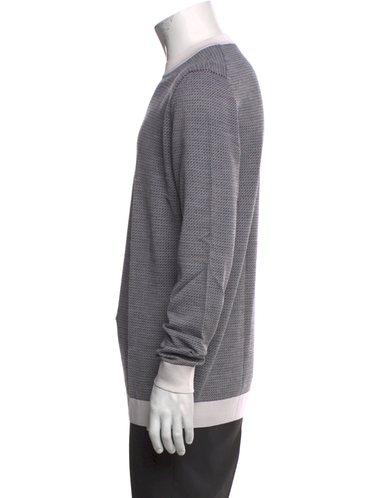 Fendi Zucchino FF Logo Wool Pullover