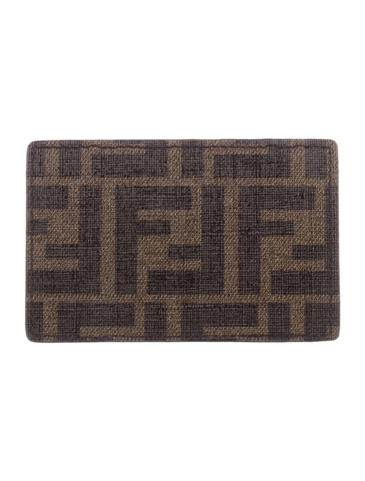 Fendi 2021 Zucca FF Logo Wallet - Brown Wallets, Accessories