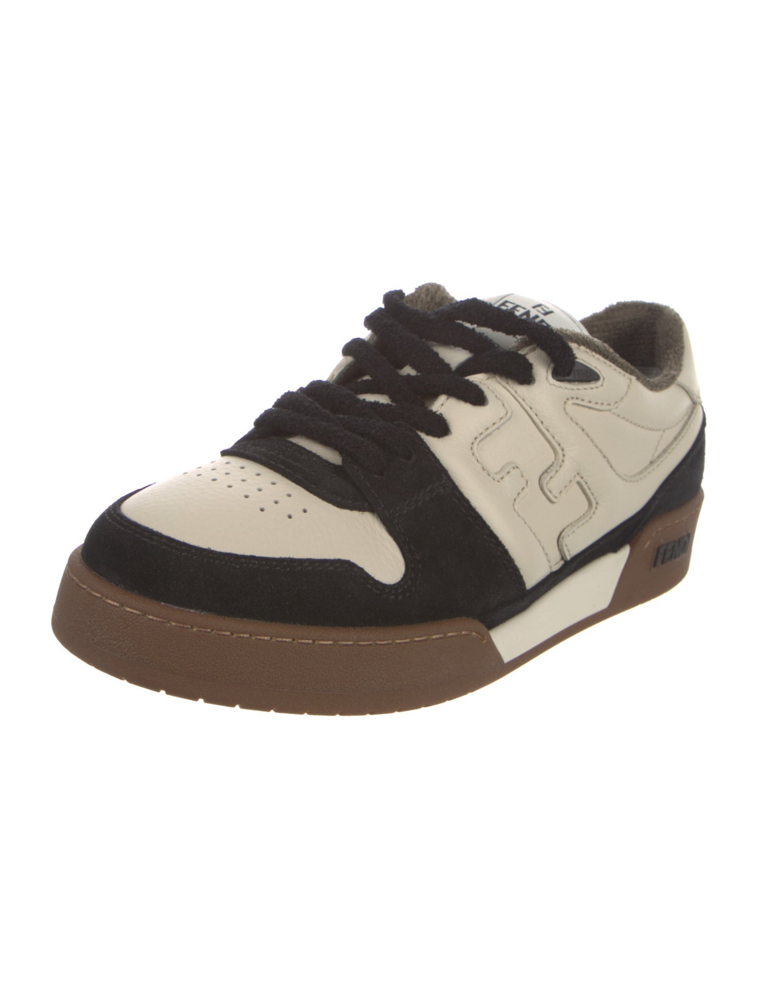 Fendi Match Low Top 'Grey Suede' Sneakers w/ Tags