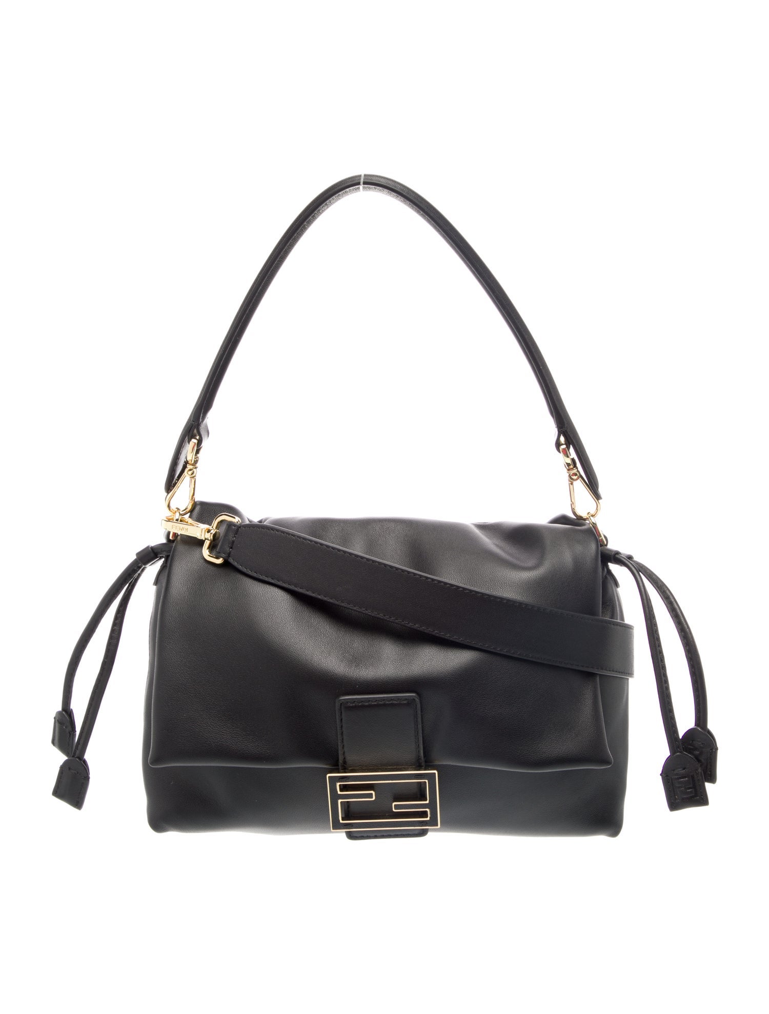 Fendi Leather Baguette Large