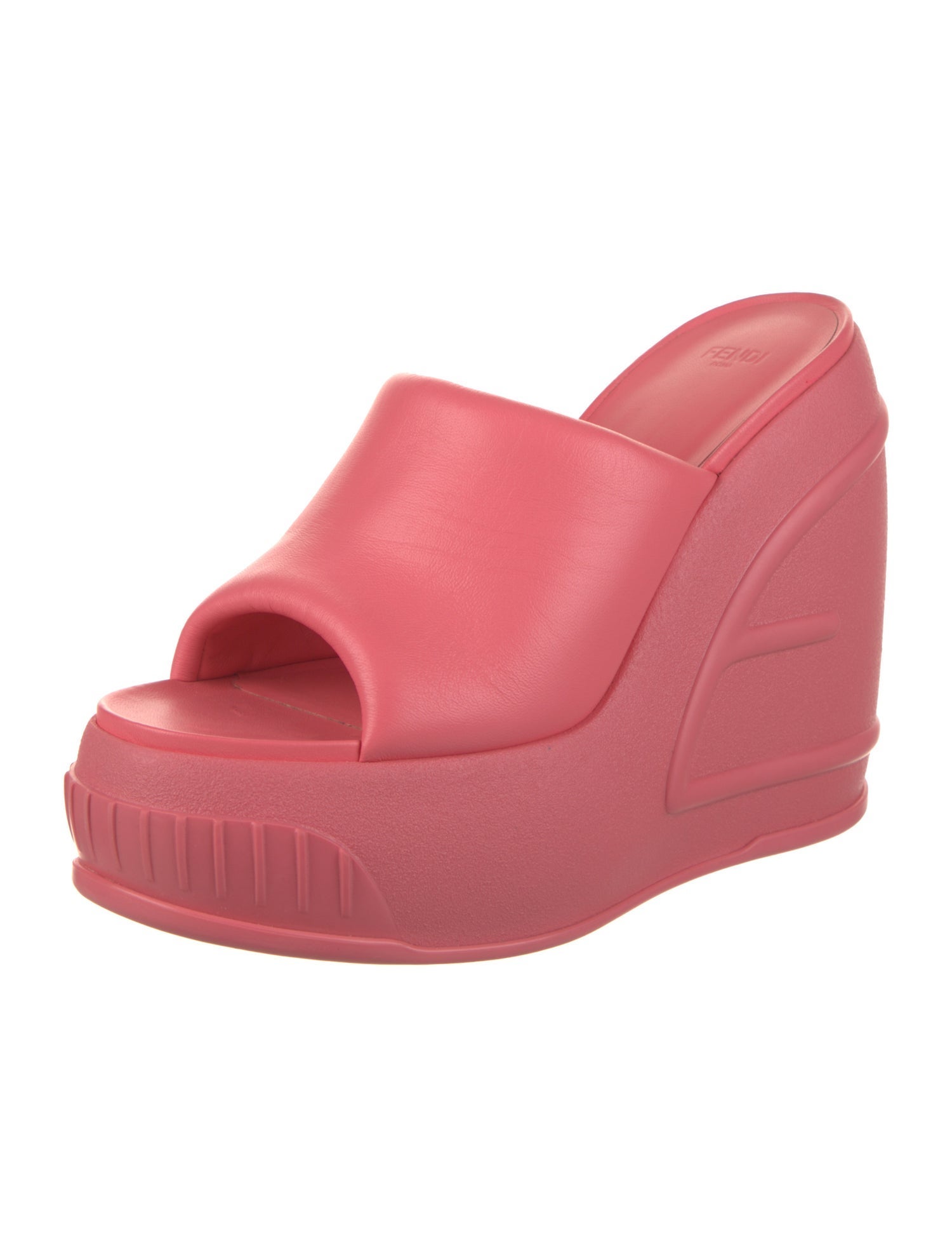 Fendi Leather Slides