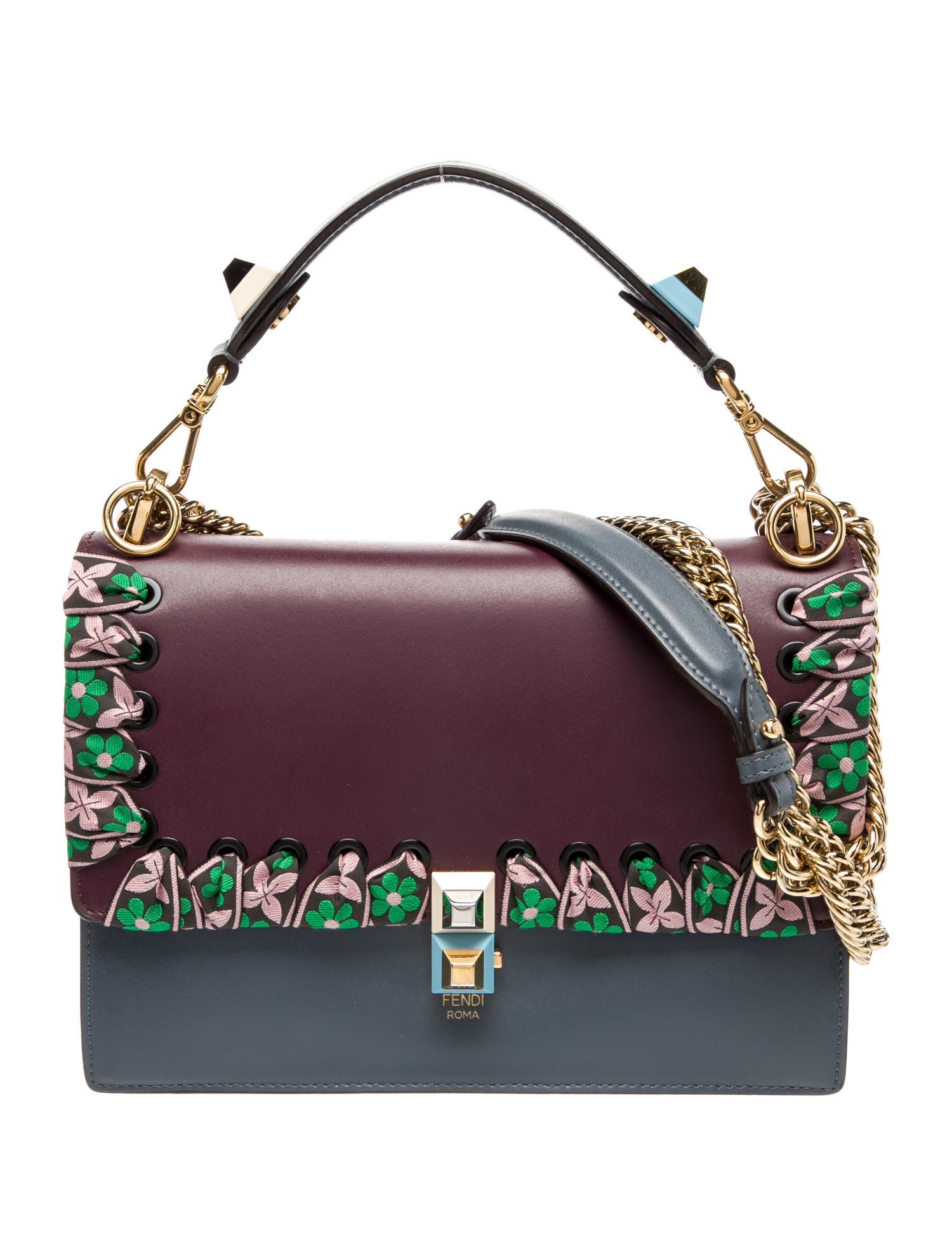 Fendi Rainbow Studs Kan I Medium