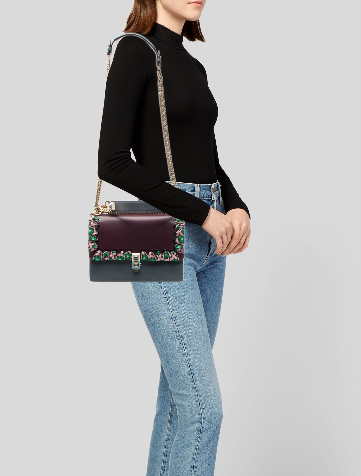 Fendi Rainbow Studs Kan I Medium