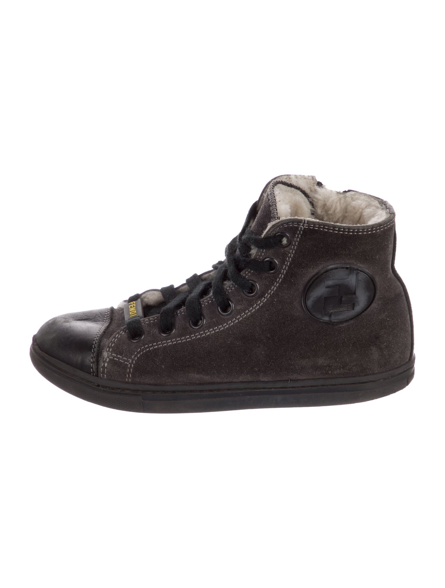 Fendi Boys' High Top Sneakers