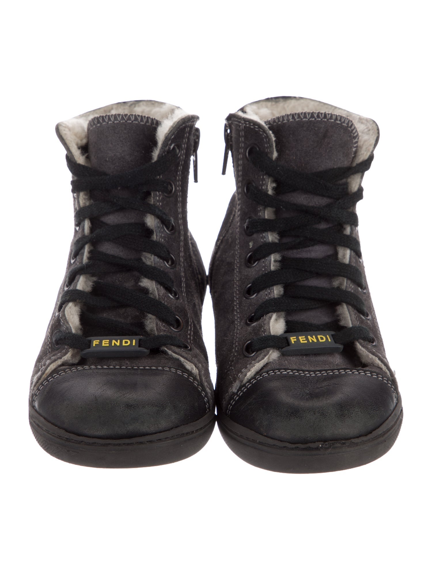 Fendi Boys' High Top Sneakers