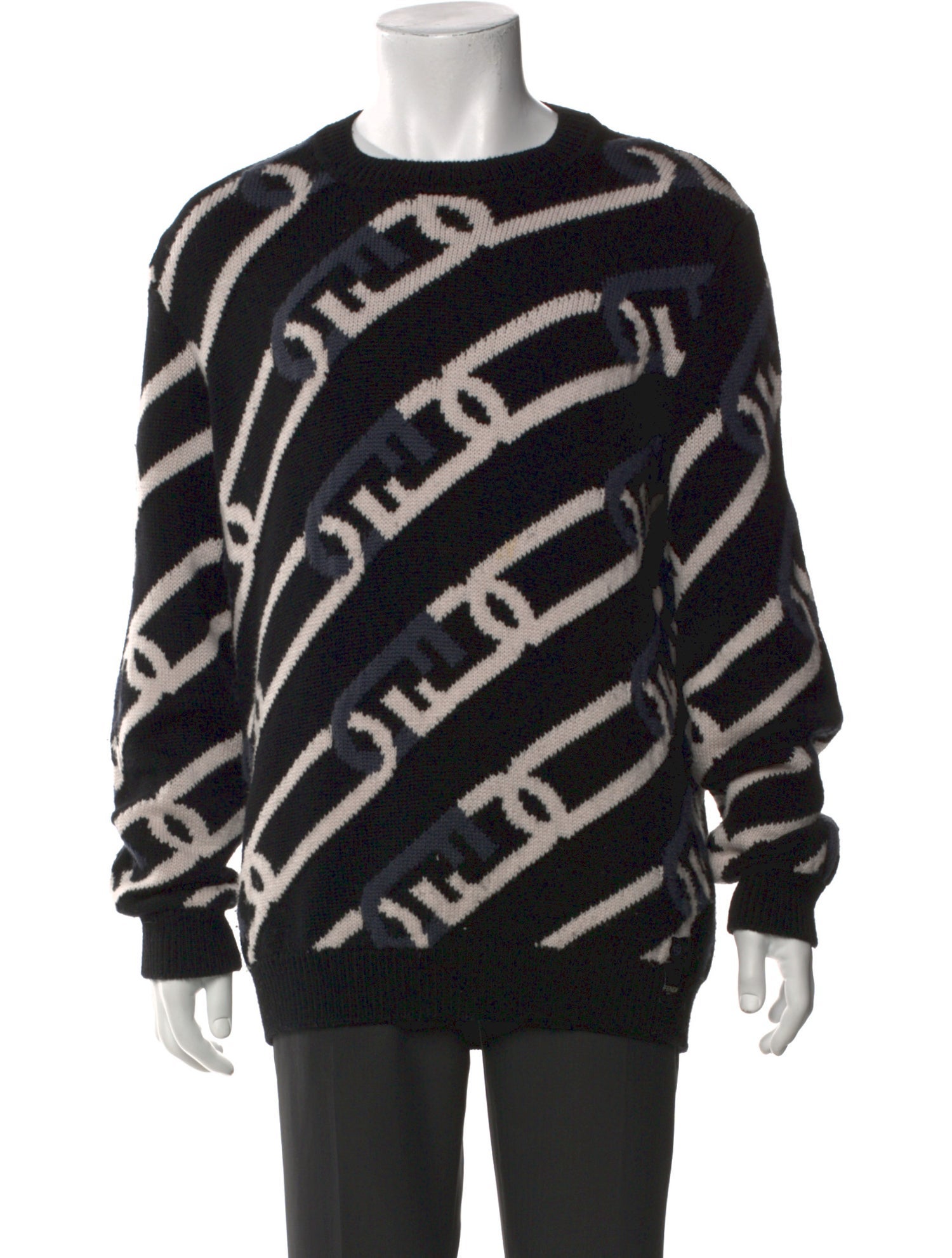 Fendi Wool Printed Pullover