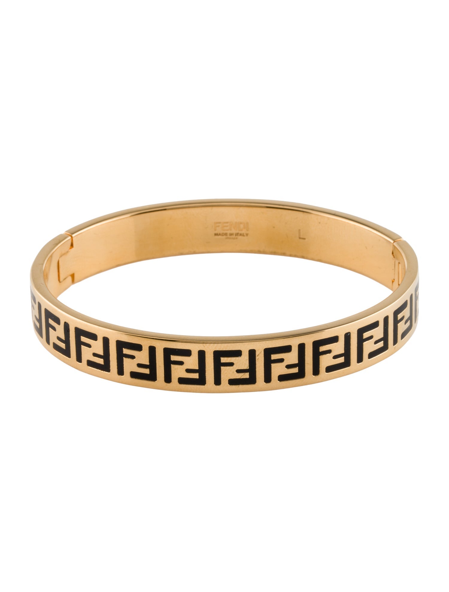 Fendi Enamel Forever Fendi Bangle Bracelet