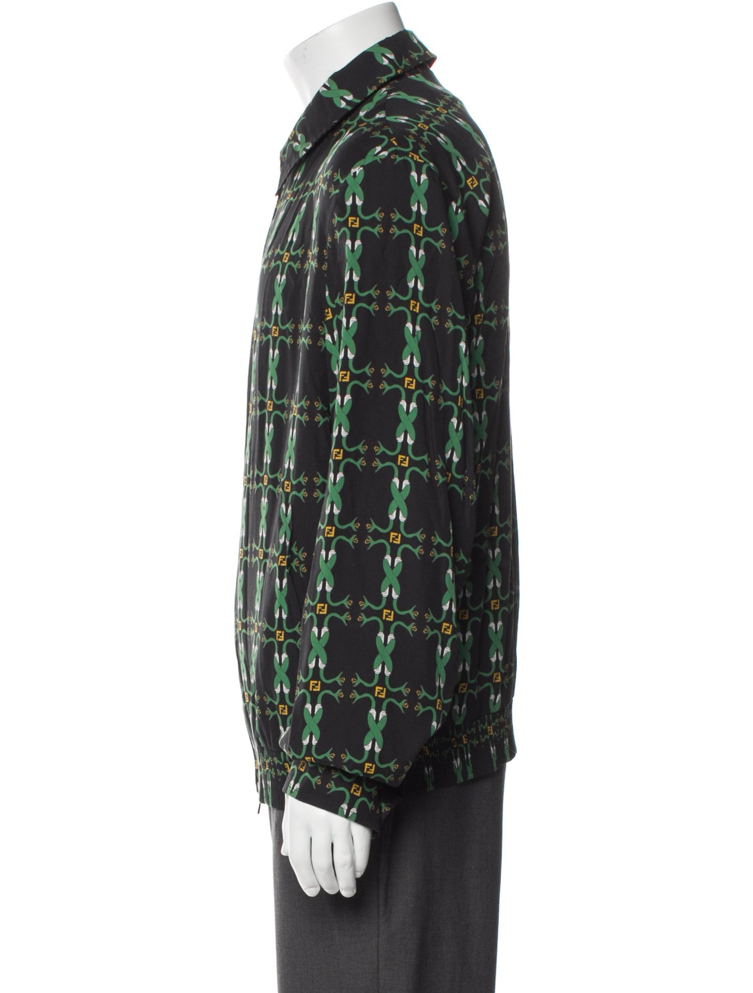 Fendi Plaid Print Utility Jacket