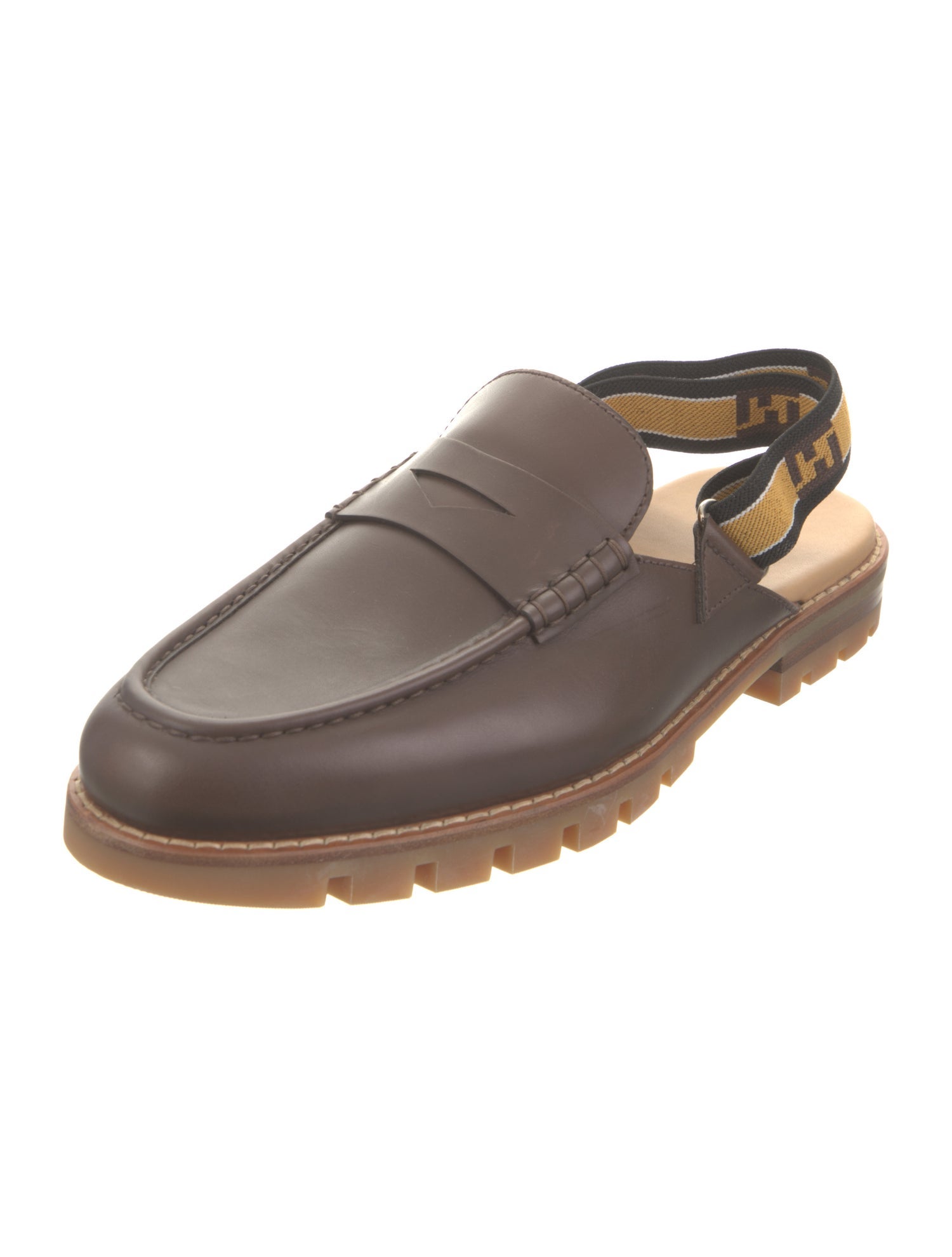 Fendi Leather Loafers
