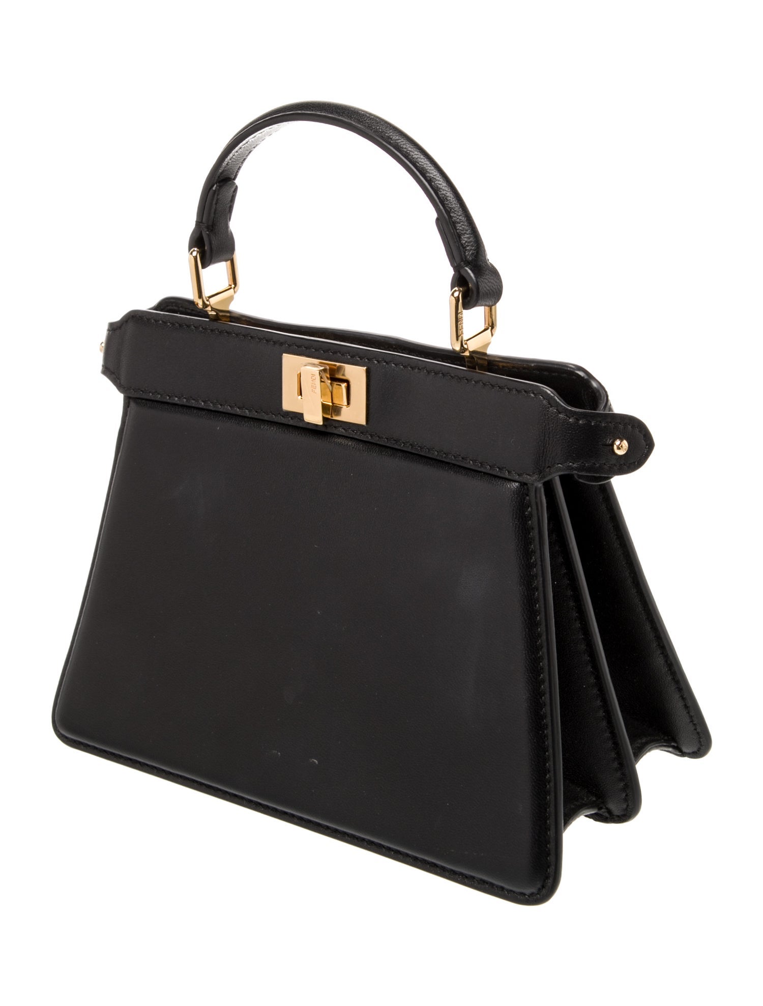 Fendi Leather Peekaboo Petite
