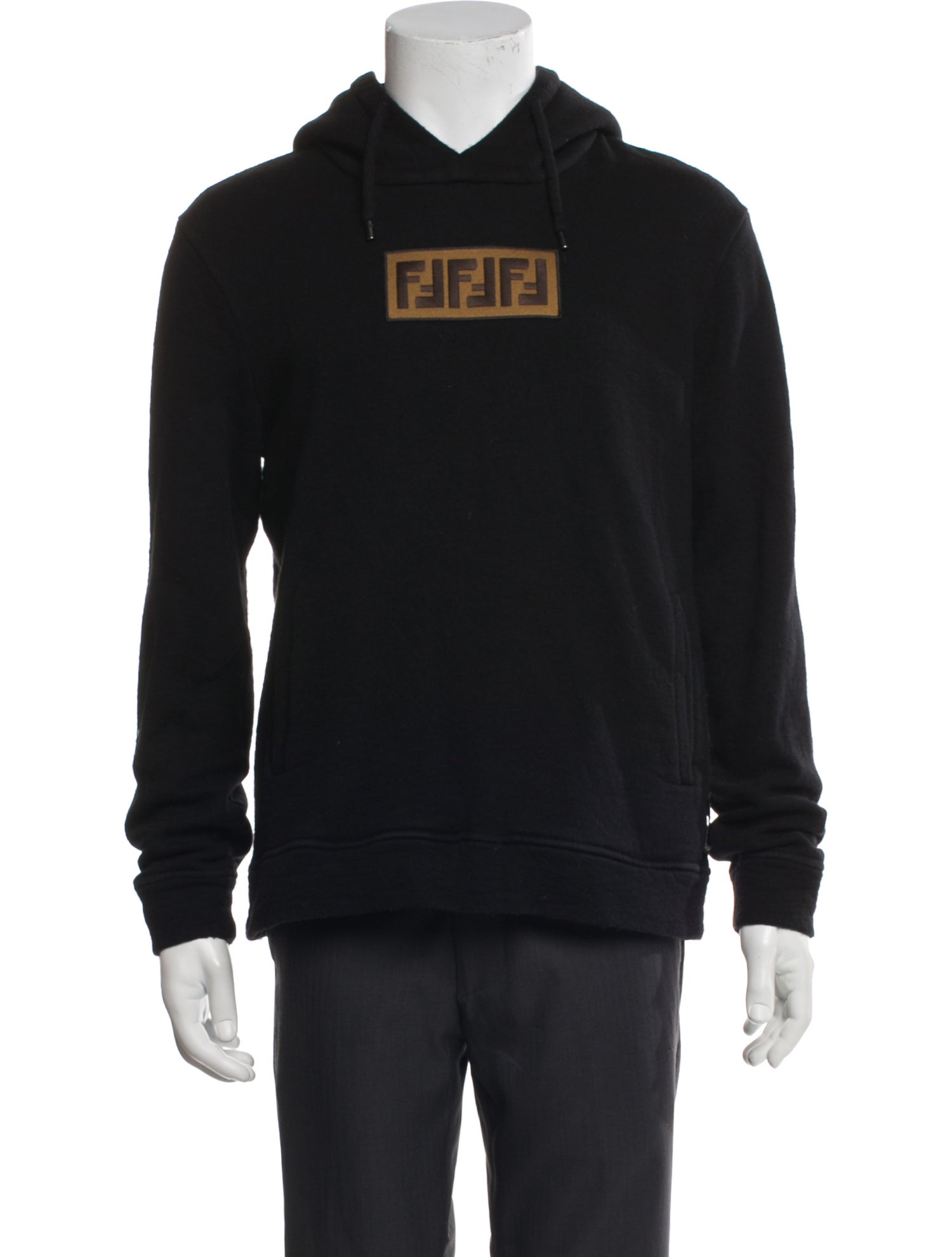 Fendi Zucca FF Logo Graphic Print Hoodie