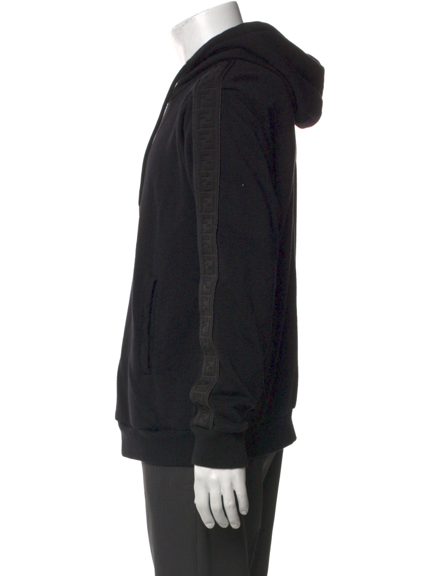 Fendi Zucca FF Logo Crew Neck Hoodie