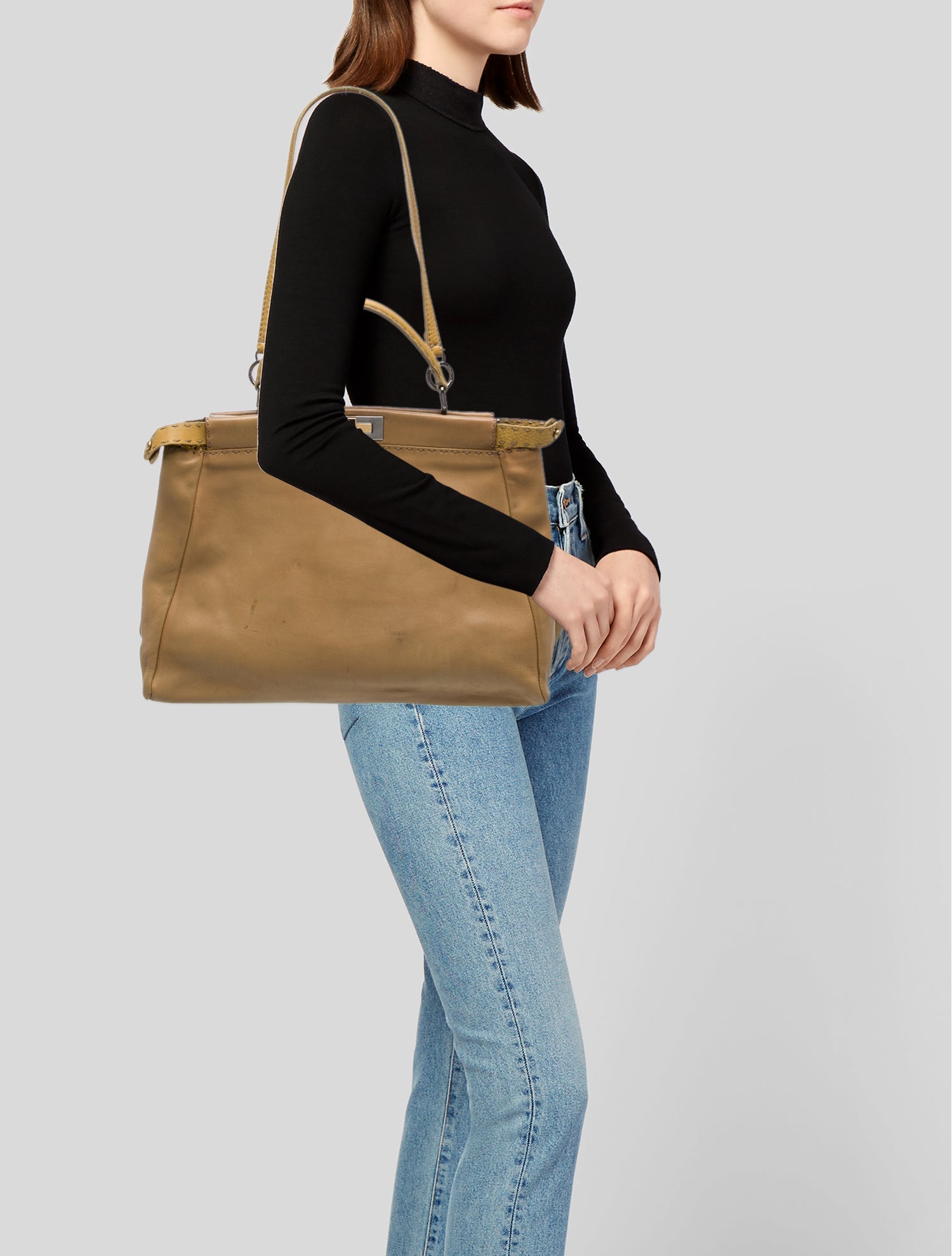 Fendi Leather Peekaboo