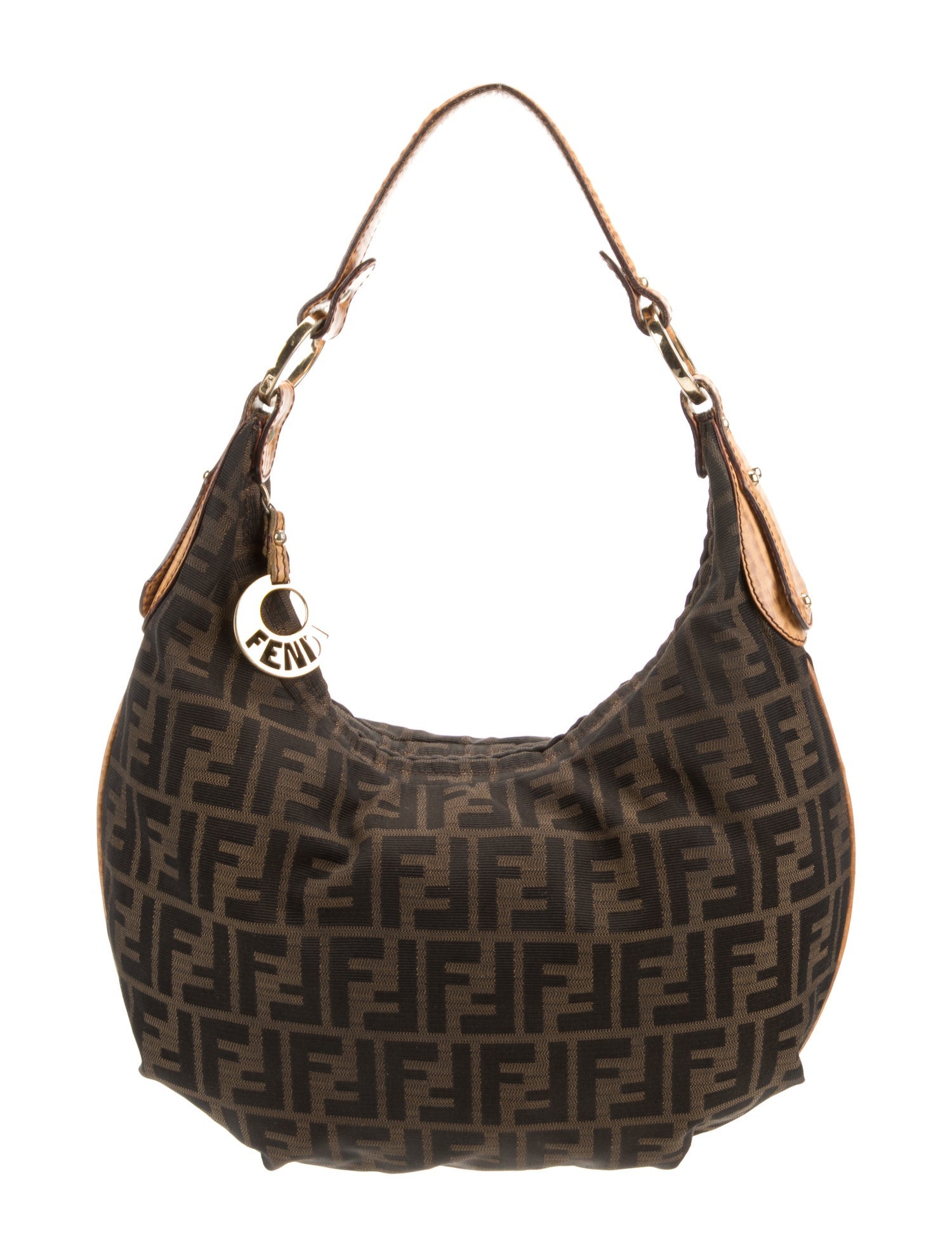 Fendi Zucca FF Shoulder Bag