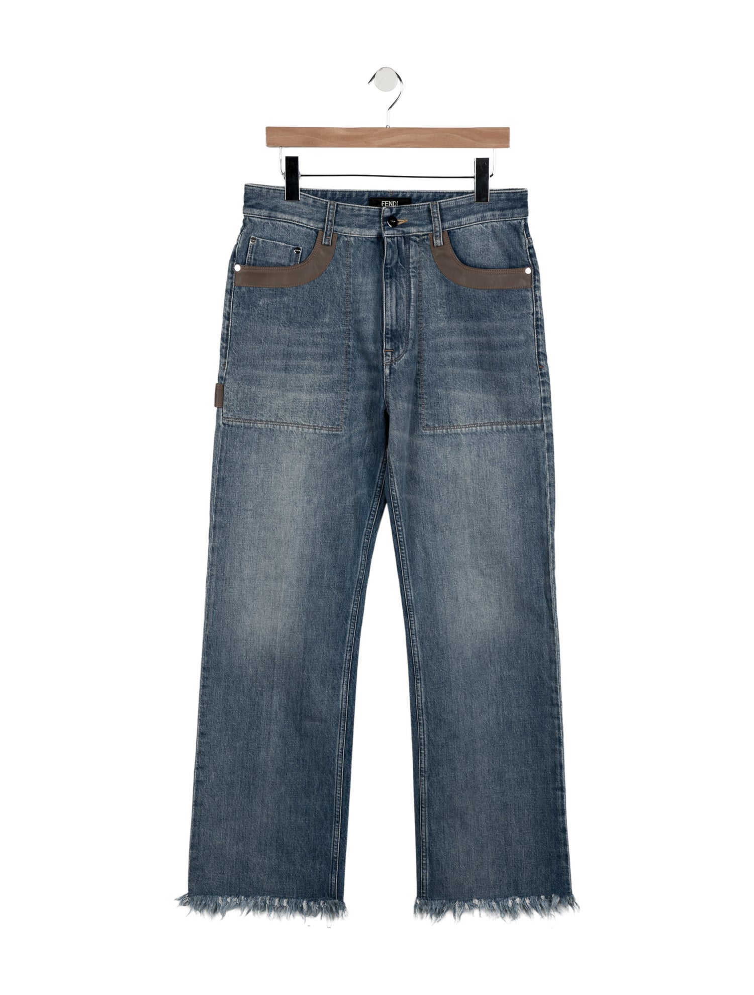 Fendi Straight-Leg Jeans w/ Tags