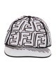 Fendi White pattern baseball cap