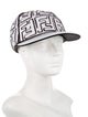 Fendi White pattern baseball cap
