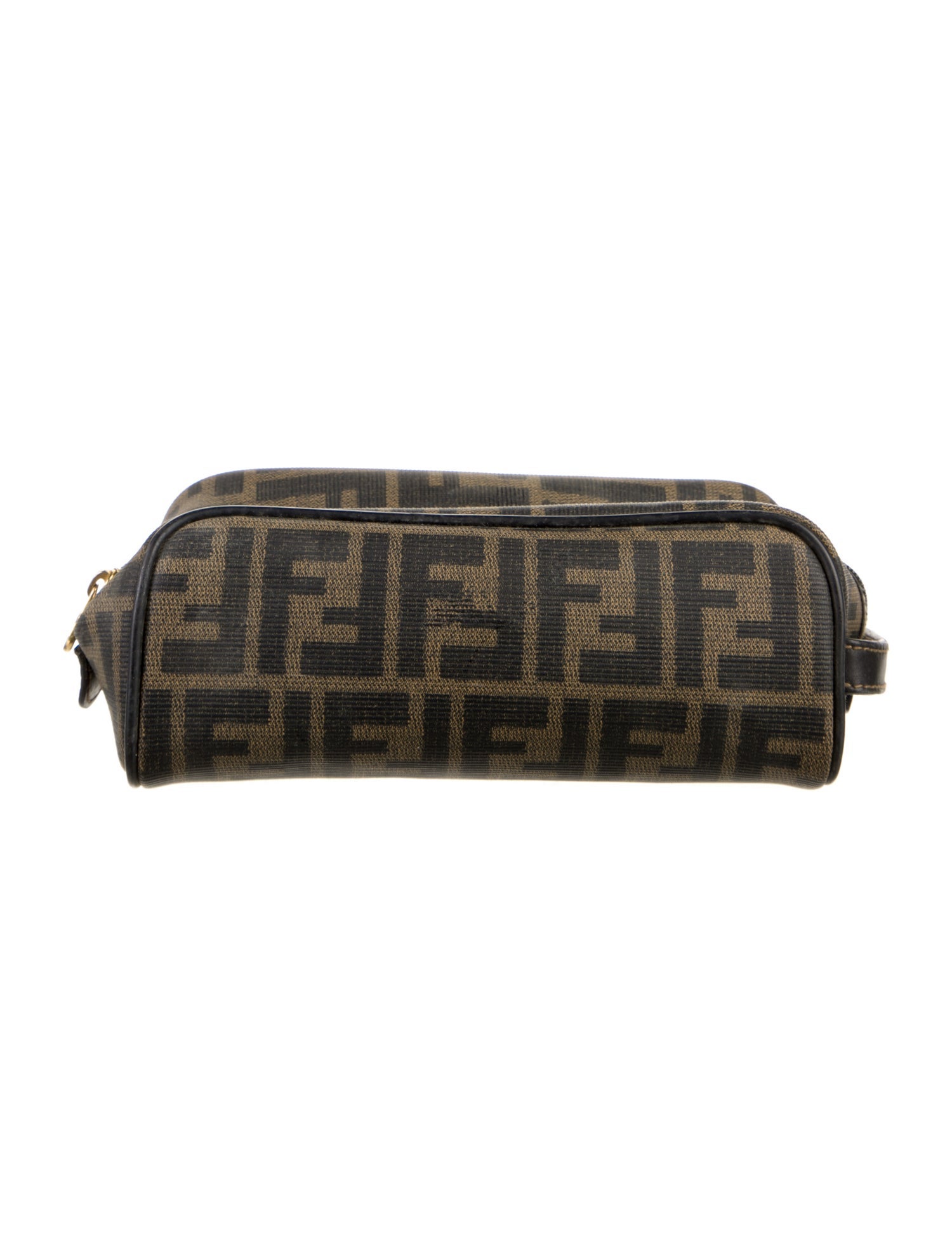 Fendi Fendi Coated Canvas Cosmetic Bag
