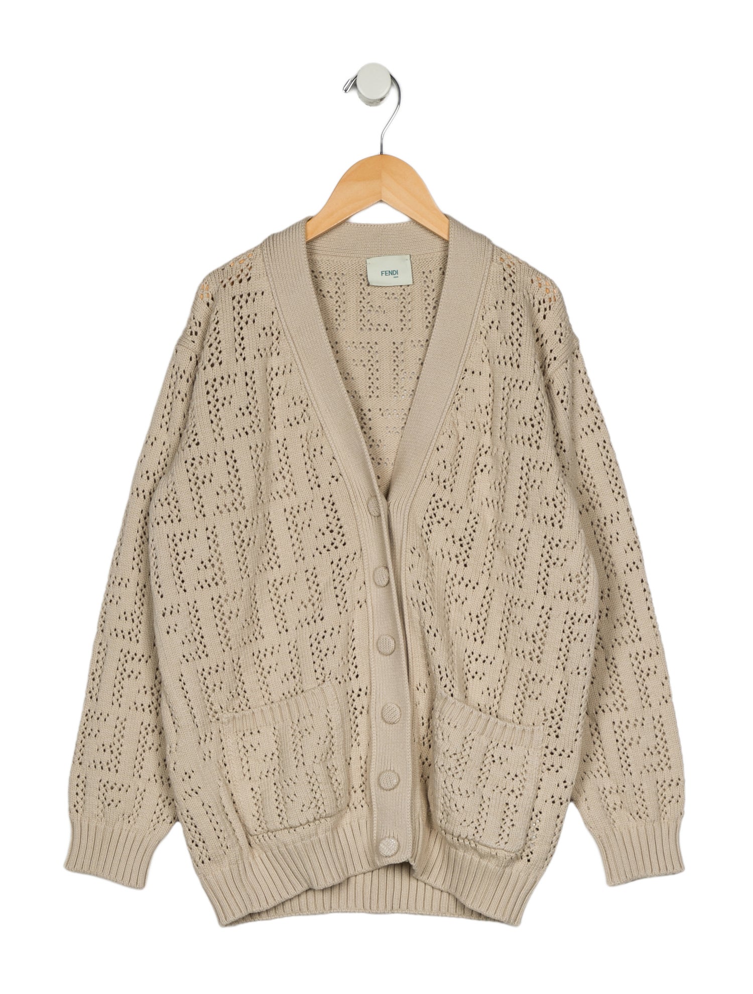 Fendi Girls' Knitted Cardigan