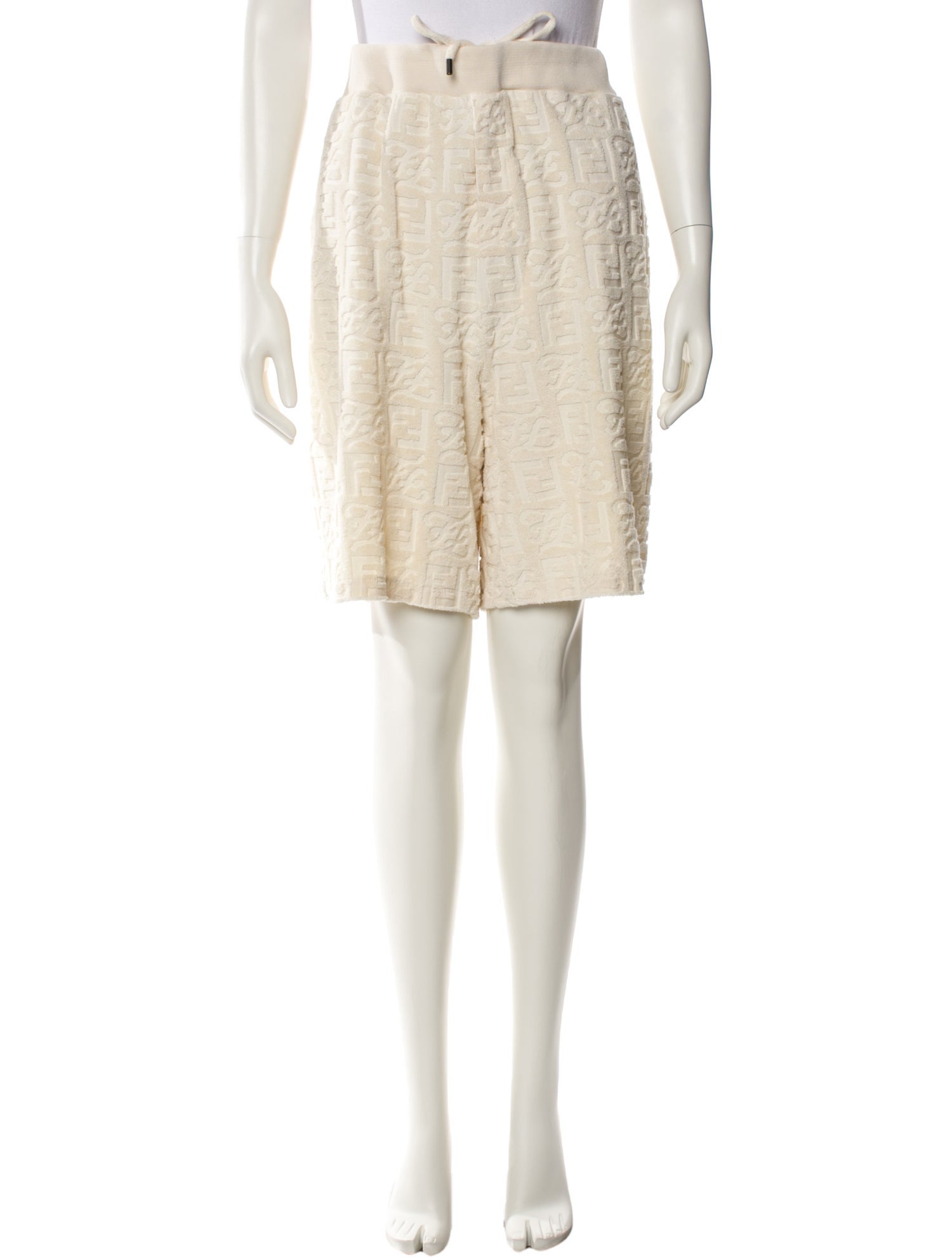 Fendi Zucca FF Logo Shorts