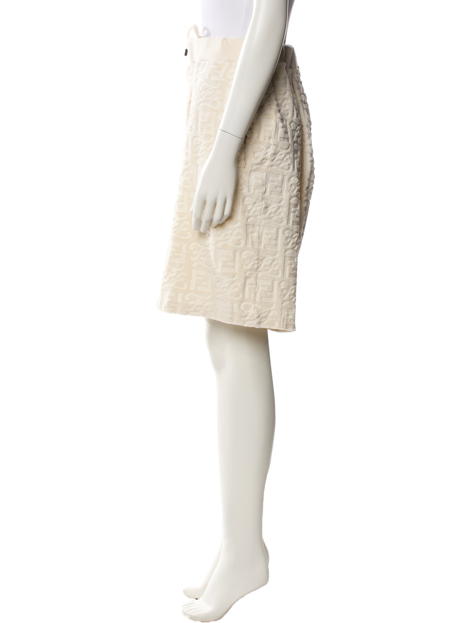 Fendi Zucca FF Logo Shorts