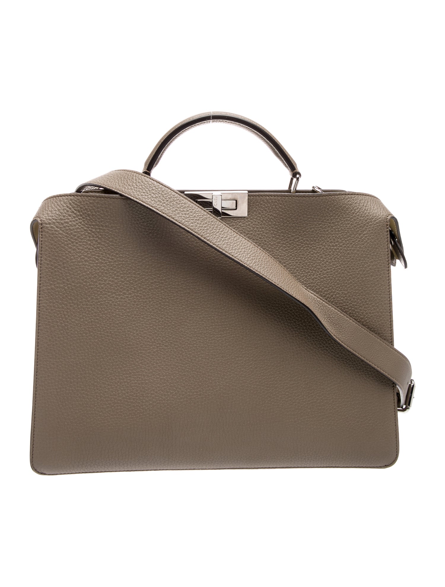 Fendi Leather Peekaboo Medium