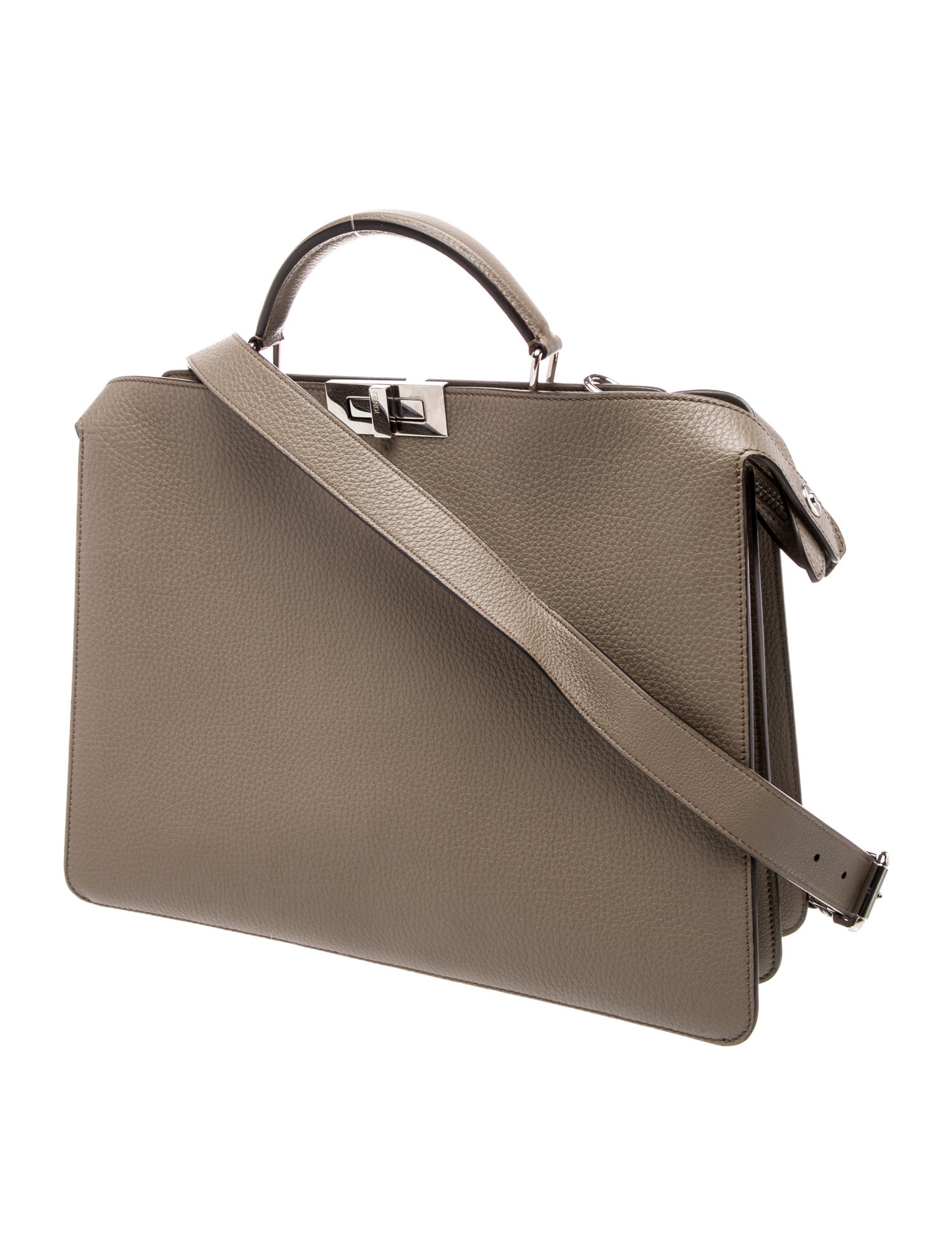 Fendi Leather Peekaboo Medium