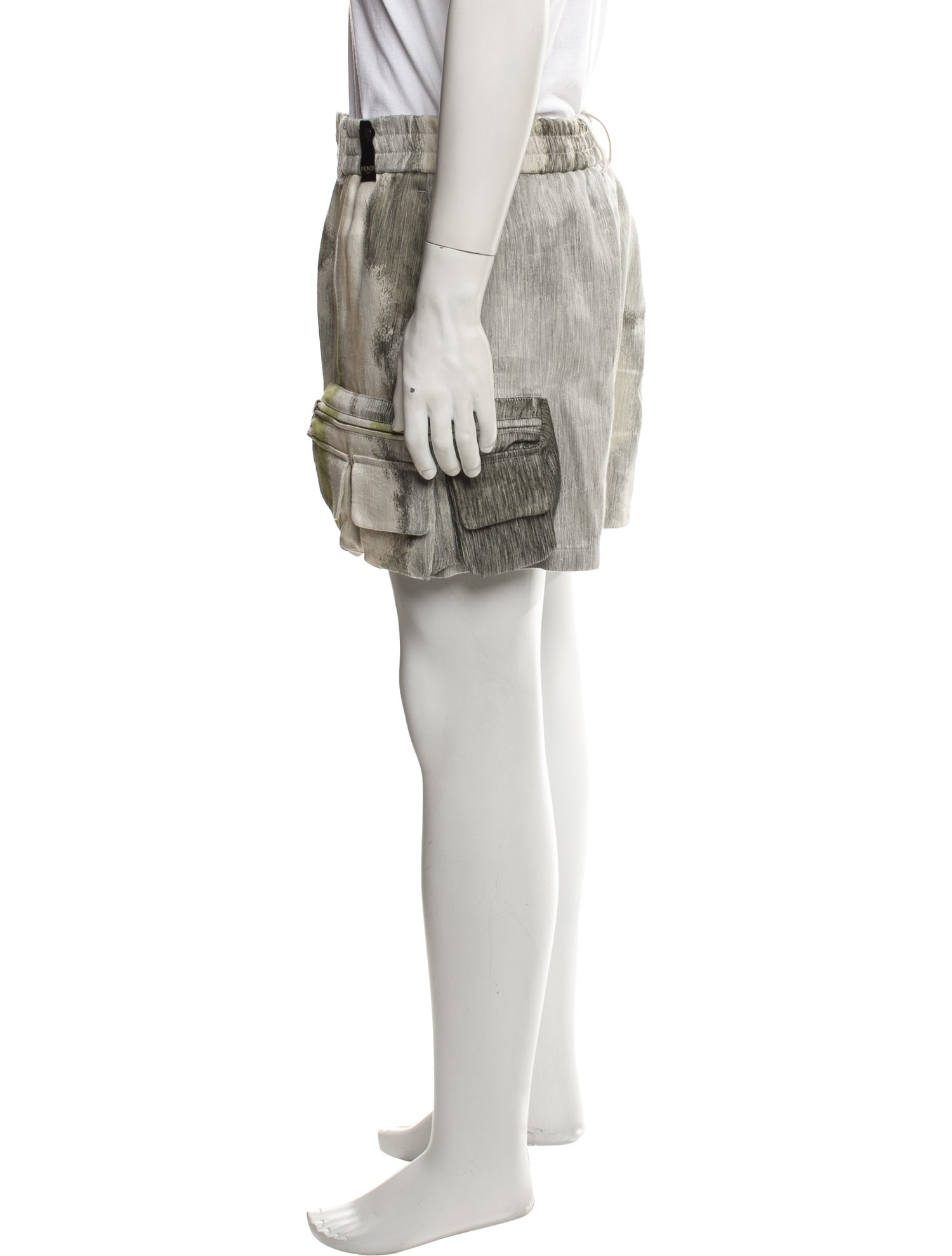 Fendi Linen Cargo Shorts