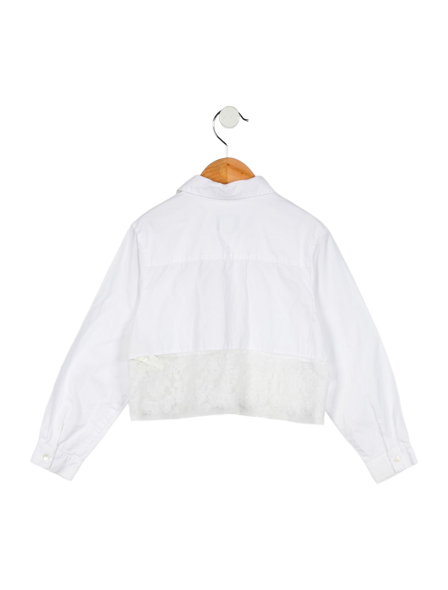 Fendi Girls' Cropped Blouse