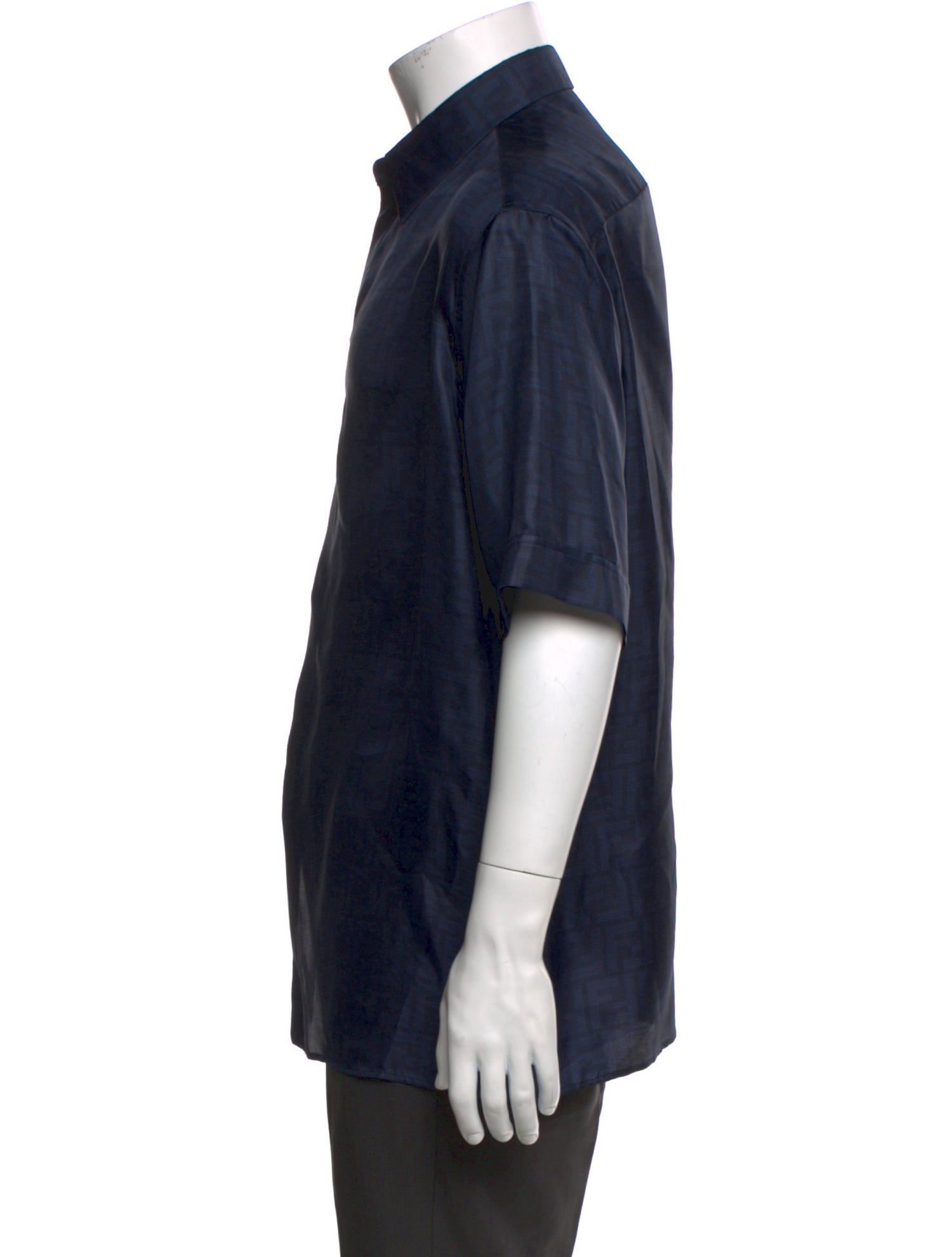 Fendi Zucca FF Logo Silk Shirt